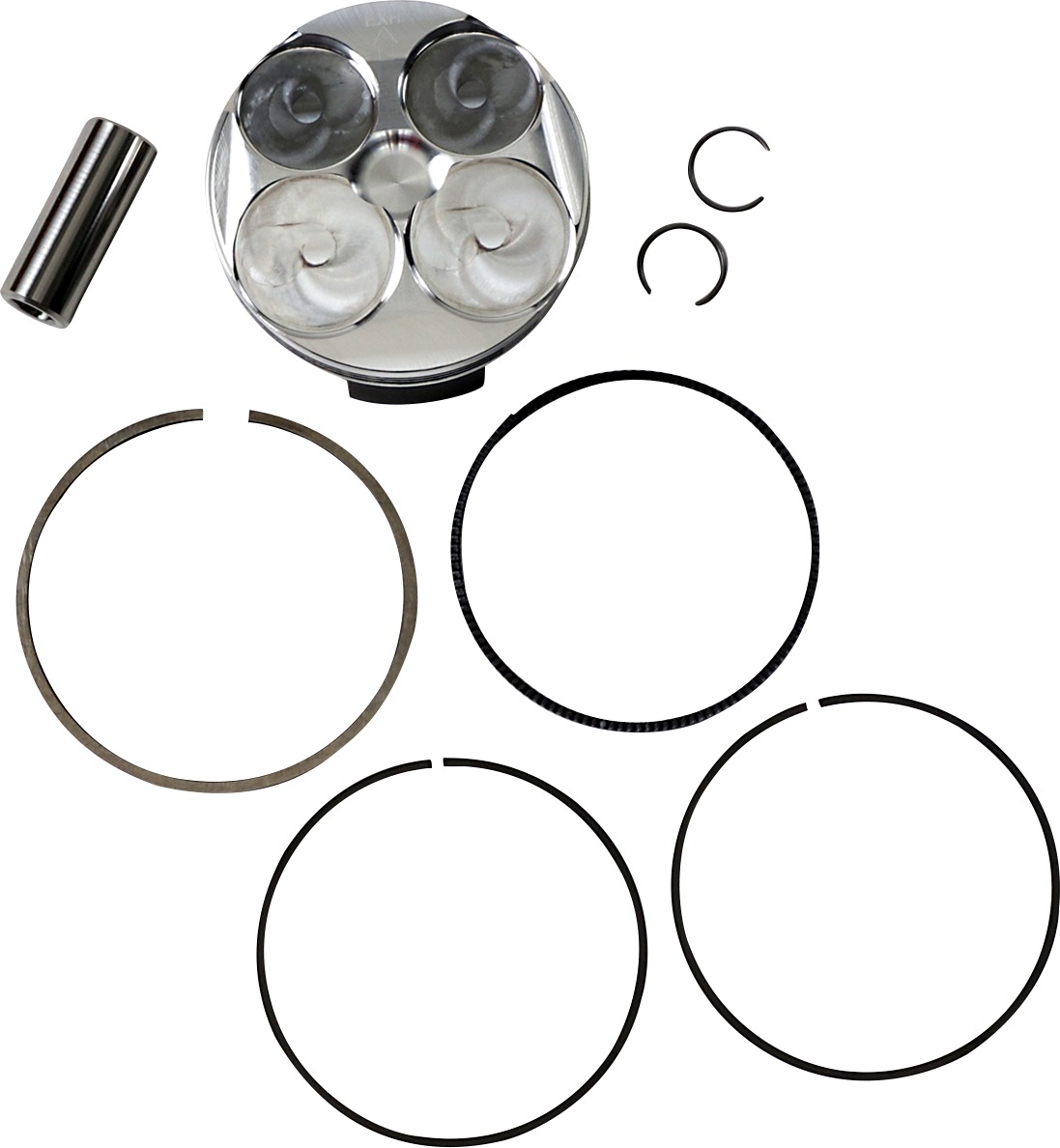 JE Pro Piston Kit 13.7:1 Std Compression For 04-17 Honda CRF250R CRF250X - Click Image to Close