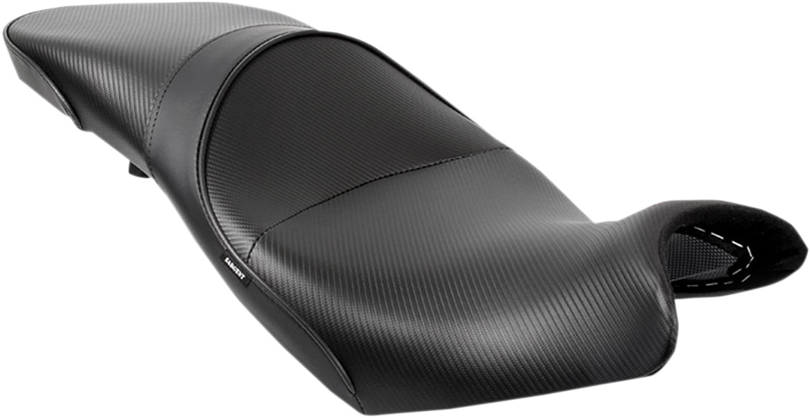 World Sport Performance CarbonFX Vinyl 2-Up Seat Low - Versys 650 - Click Image to Close