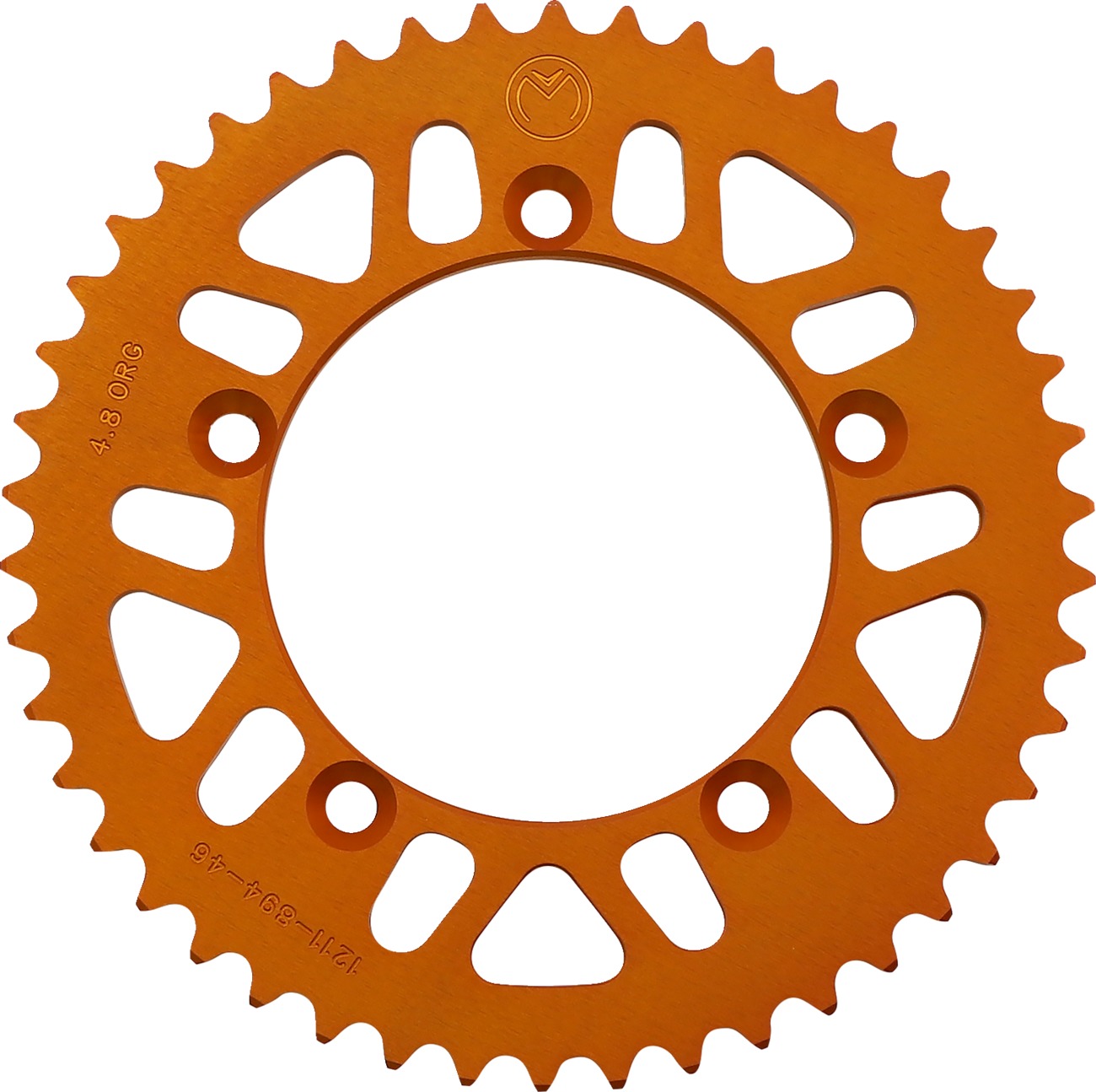 Moose Offroad Rear Aluminum Sprocket 46 Tooth Orange For KTM/Husqvarna 65 - Click Image to Close