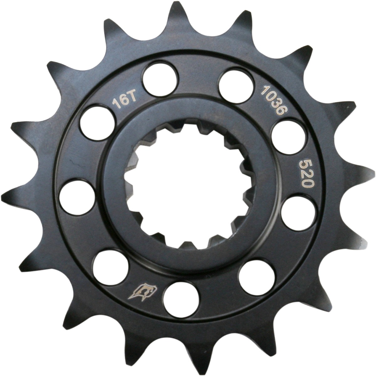 Driven 520 Steel Front Sprocket 16T Black - Click Image to Close