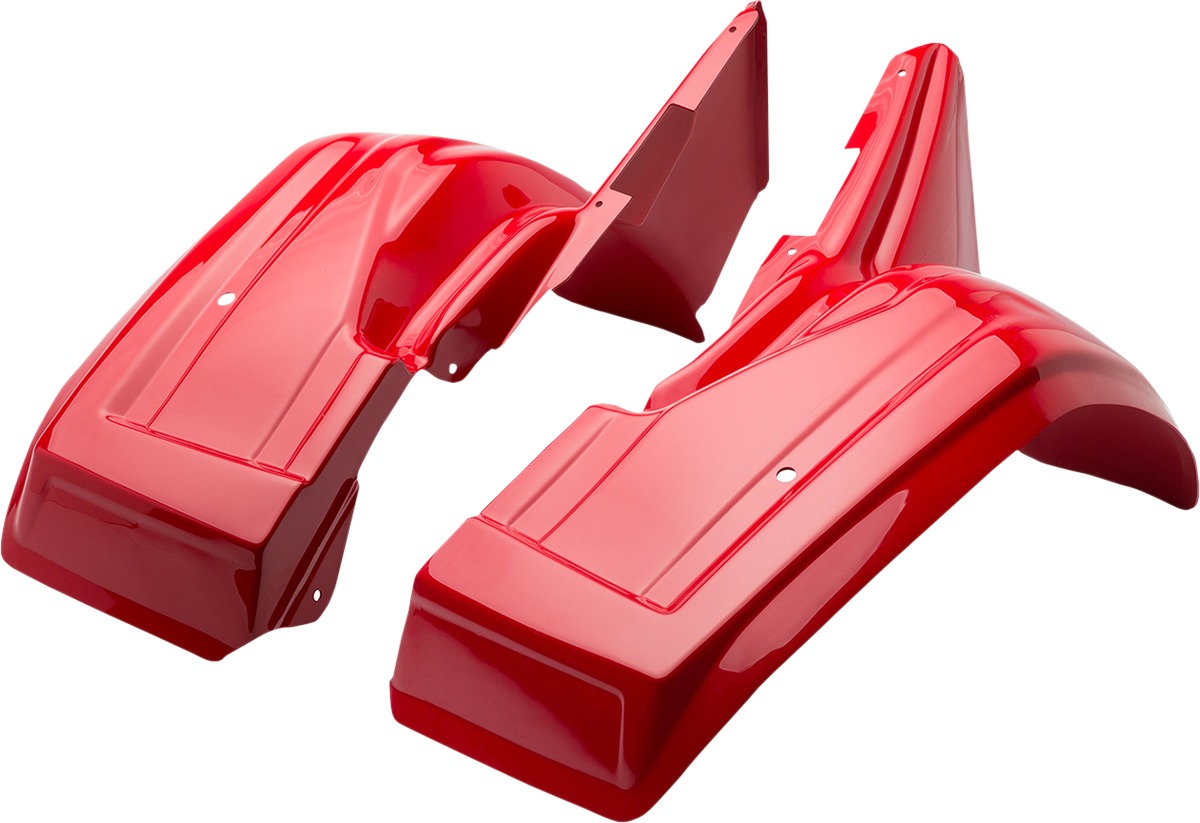 Red Rear Fenders - 82-85 Honda ATC200E/ES/M - Click Image to Close