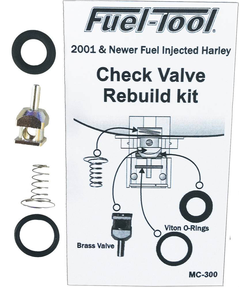Check Valve Rebuild Kit - For 2001+ Harley w/ Delphi EFI - Click Image to Close