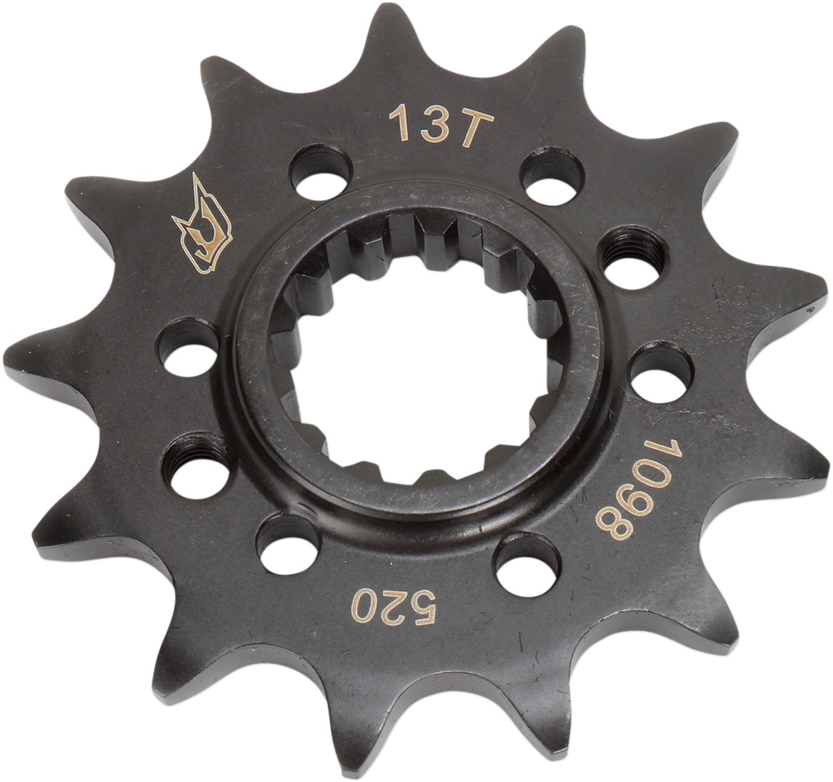 Driven 520 Steel Front Sprocket Black 13T - Click Image to Close