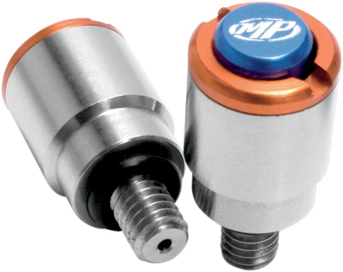 Orange Micro Bleeder Fork Air Bleed Valve Set - M4x0.7 - Fits Forks: WP 4860 MXMA CC, WP 4CS, & 99+ WP 43/WP 48 - Click Image to Close