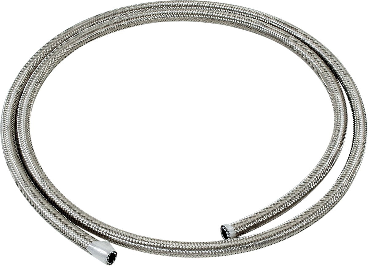 Russell Pro-Flex Braided Oil Hose -6, 6FT - Stainless steel braided oil hose, 6FT - Click Image to Close