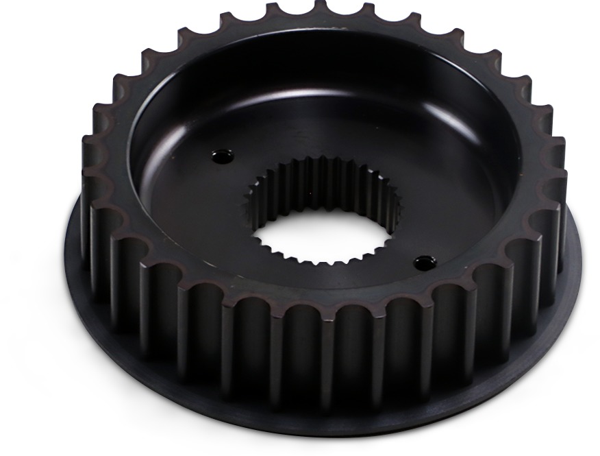Drag Specialties Front Transmission Pulley 30T Black For Harley-Davidson XL - Click Image to Close