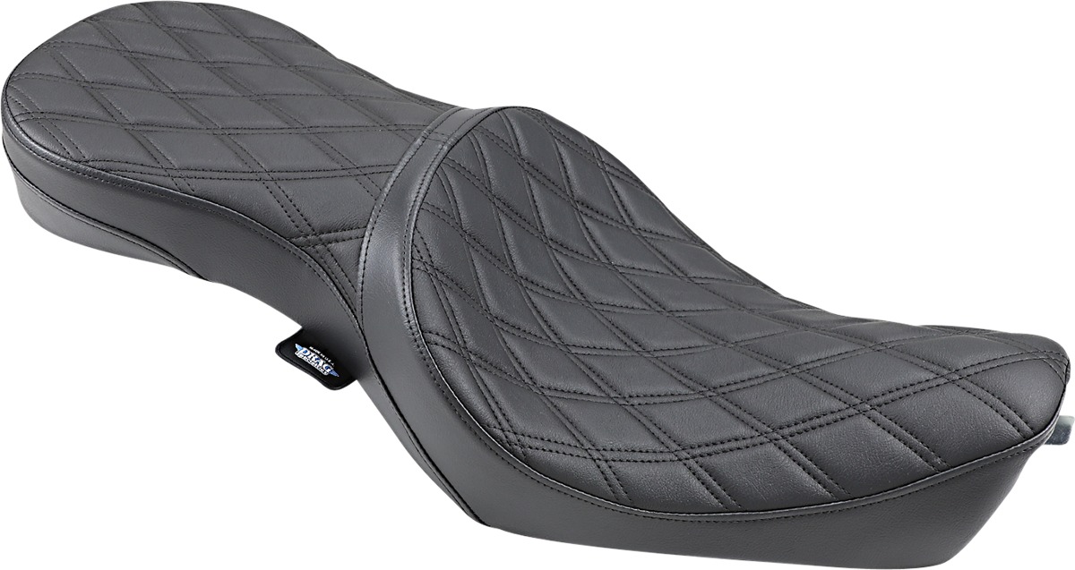 Drag Specialties 2-Up Double Bucket Vinyl Seat Black For Harley Sportster - Fits Harley Sportster XL models, see details below - Click Image to Close