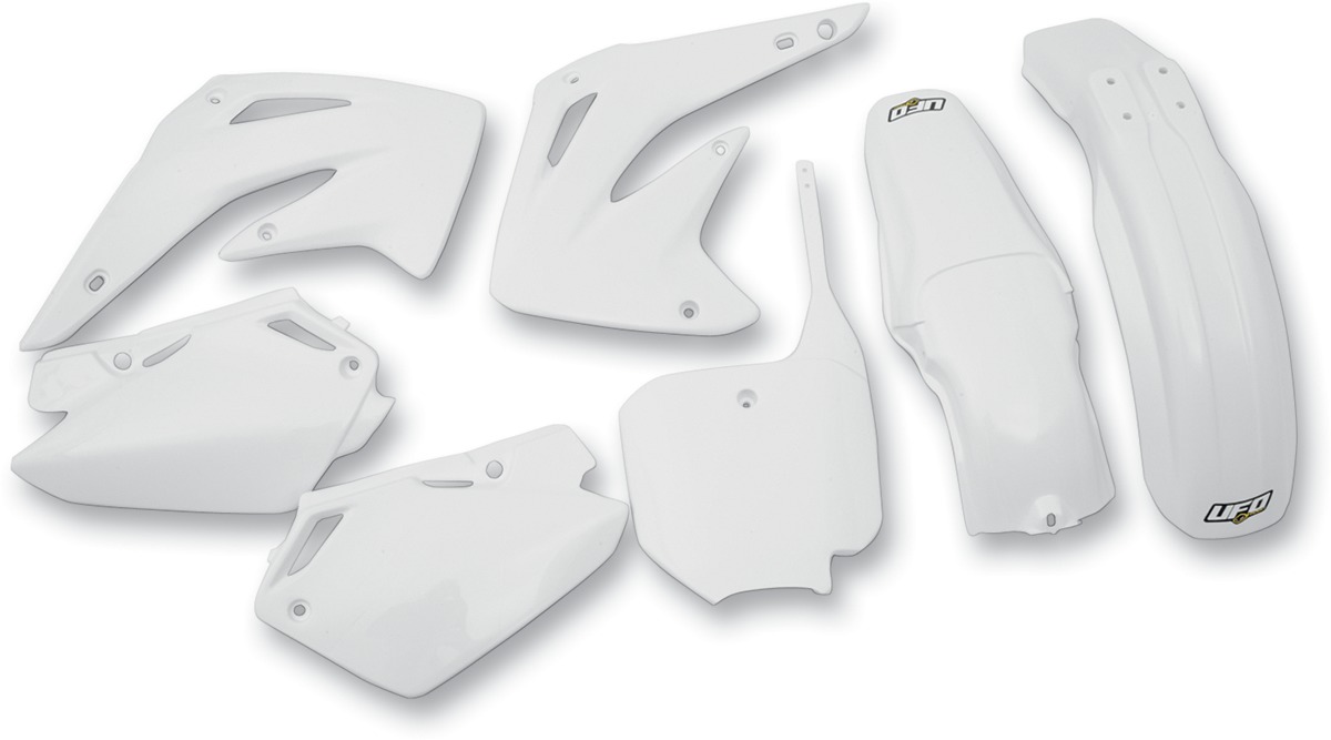 UFO Complete White Plastic Kit HOKIT109-041 Fits Honda CR85 - Click Image to Close