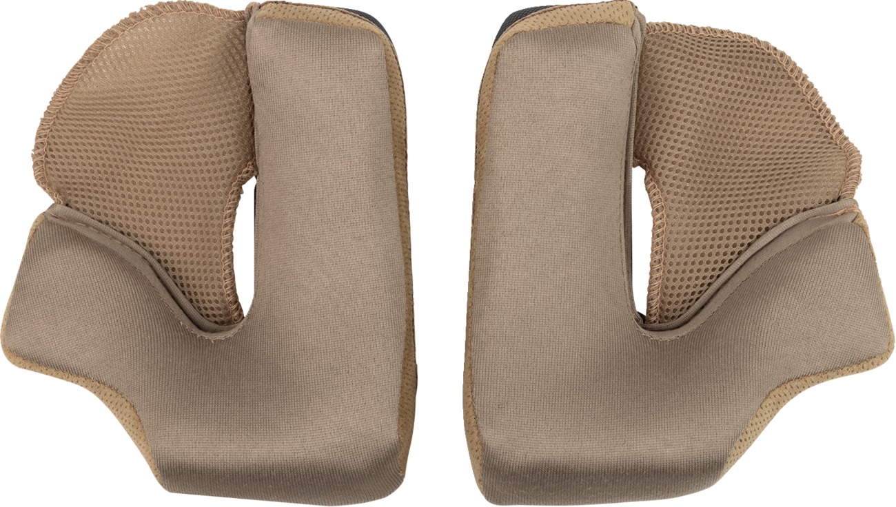 ICON Elsinore Helmet Cheek Pads XS Brown - Moisture wicking cheek pads for Icon Elsinore helmets - Click Image to Close