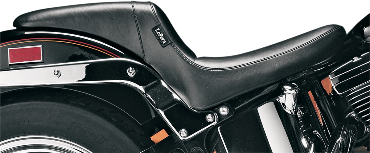Le Pera Smooth Daytona Sport Seat 11in Rider Area Fits 84-99 S - Click Image to Close