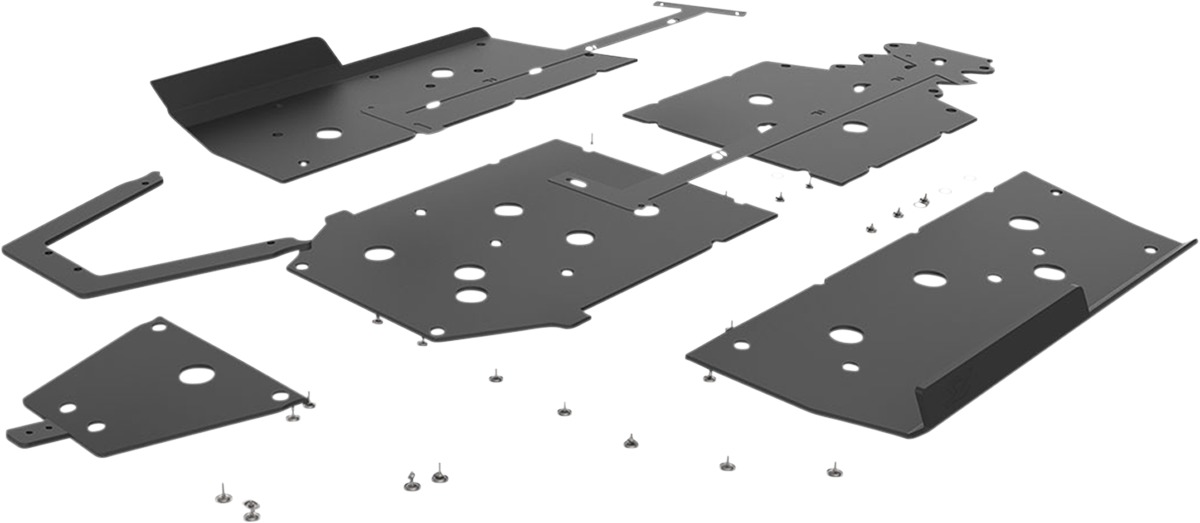 Skid Plate Kit - 2021 Polaris Ranger XP 1000 2-Seat - Click Image to Close