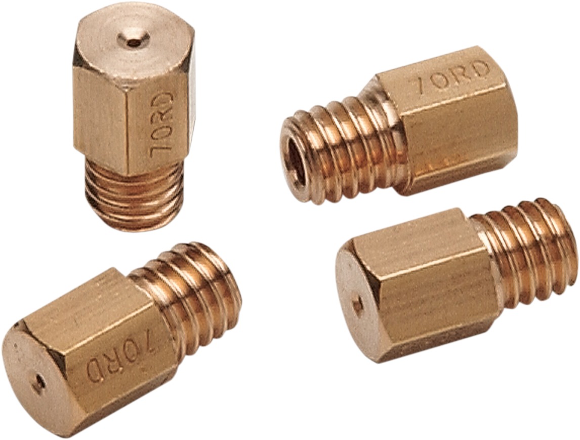 EBC Hex Main Jets #140 4/PK - High-precision jets for Mikuni carbs - Click Image to Close