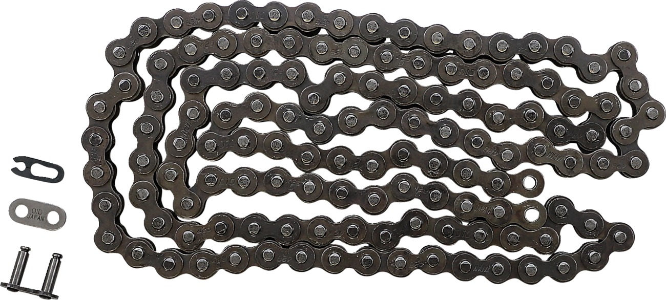 D.I.D 428HD Standard Drive Chain 130 Link Non-Sealed Natural - Click Image to Close