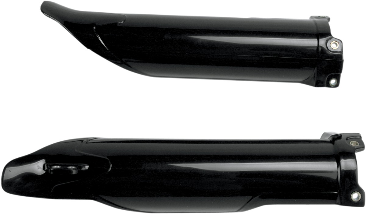 UFO Fork Slider Protectors Black Fits Kawasaki KXF250/450 - Click Image to Close