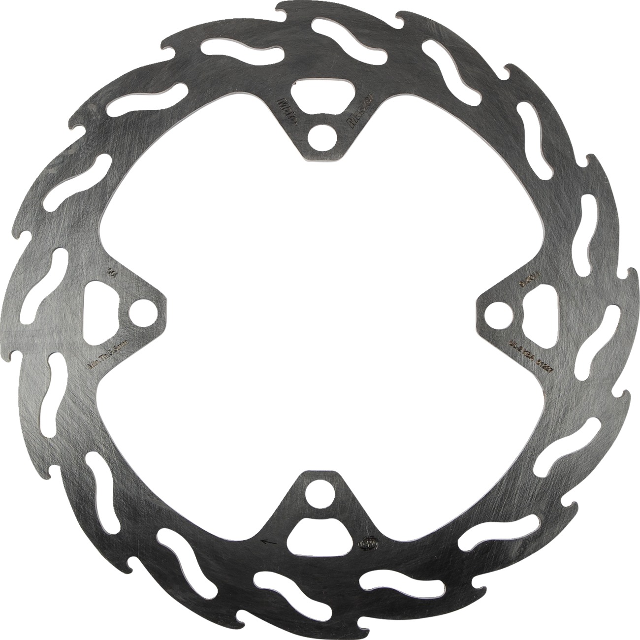 Moto-Master Flame Rear Brake Rotor For Kawasaki KX, KLX, Suzuki RMZ250 - Click Image to Close