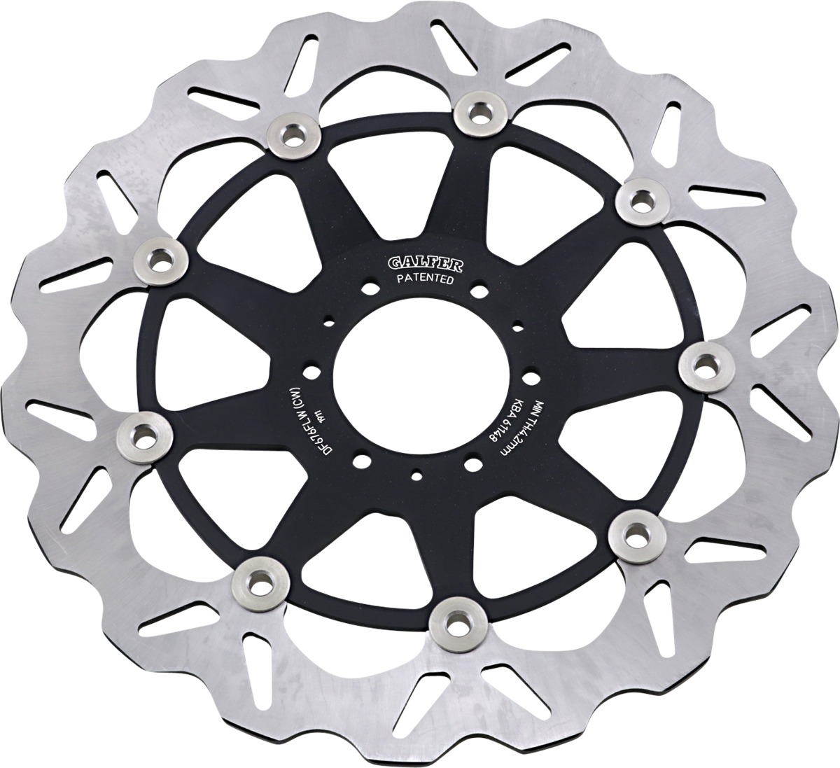 Floating Wave Front Brake Rotor - Honda CBR Goldwing Valkyrie - Click Image to Close