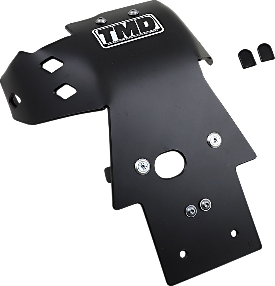 Black Full-Coverage Skid Plate - For 05-20 Yamaha YZ250 YZ250X - Click Image to Close