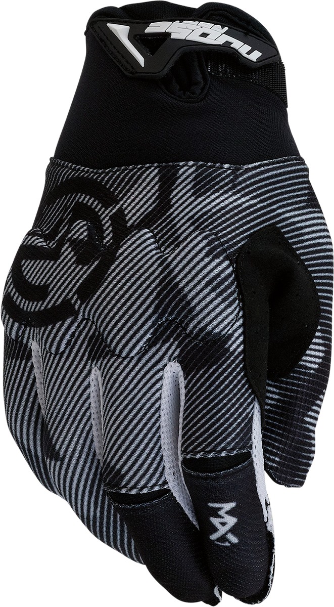 Moose Offroad Youth MX1 Gloves White Black Medium - Youth MX1 short cuff gloves in white and black - Click Image to Close