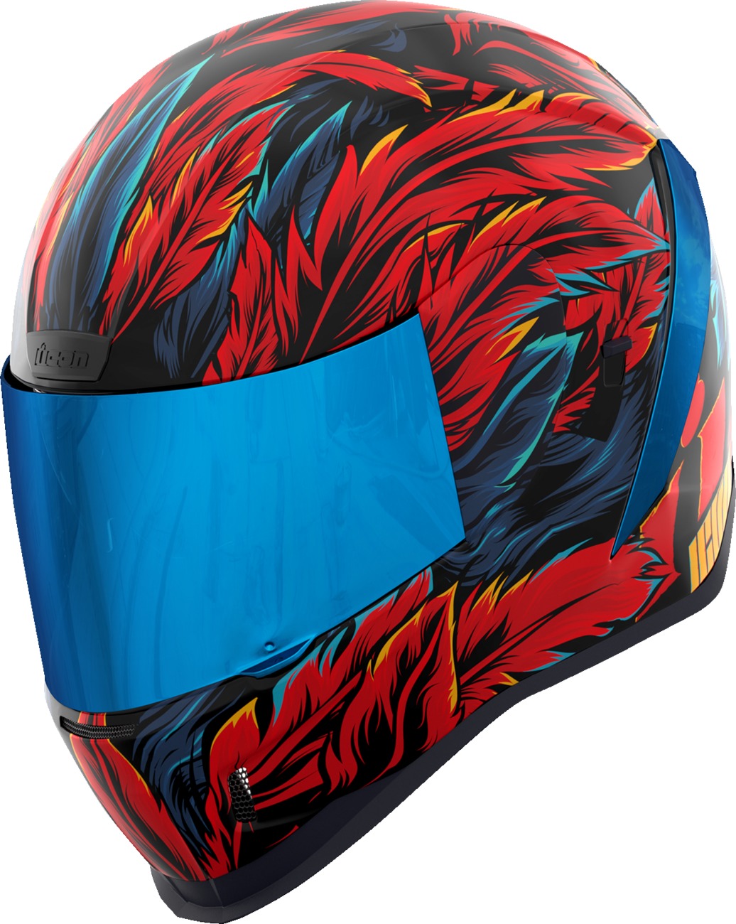 ICON Airform Fever Dream Helmet 3XL Red - Full-face helmet with internal sun shield - Click Image to Close