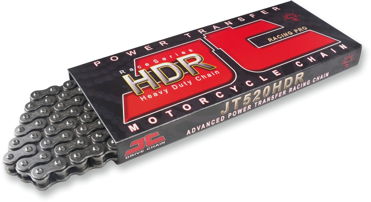 520 HDR Steel 108 Link Motorcycle Chain - Click Image to Close