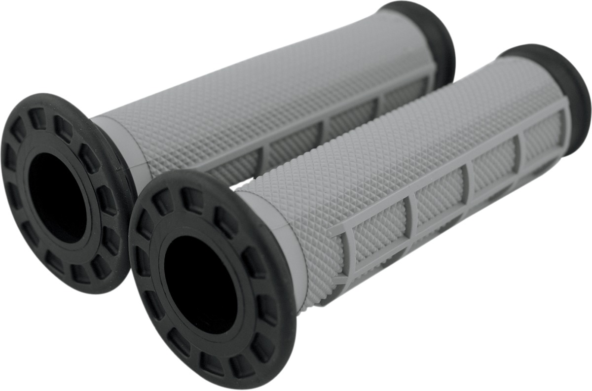 ATV Dual Compound Grips 1/2 Waffle - Black - Click Image to Close