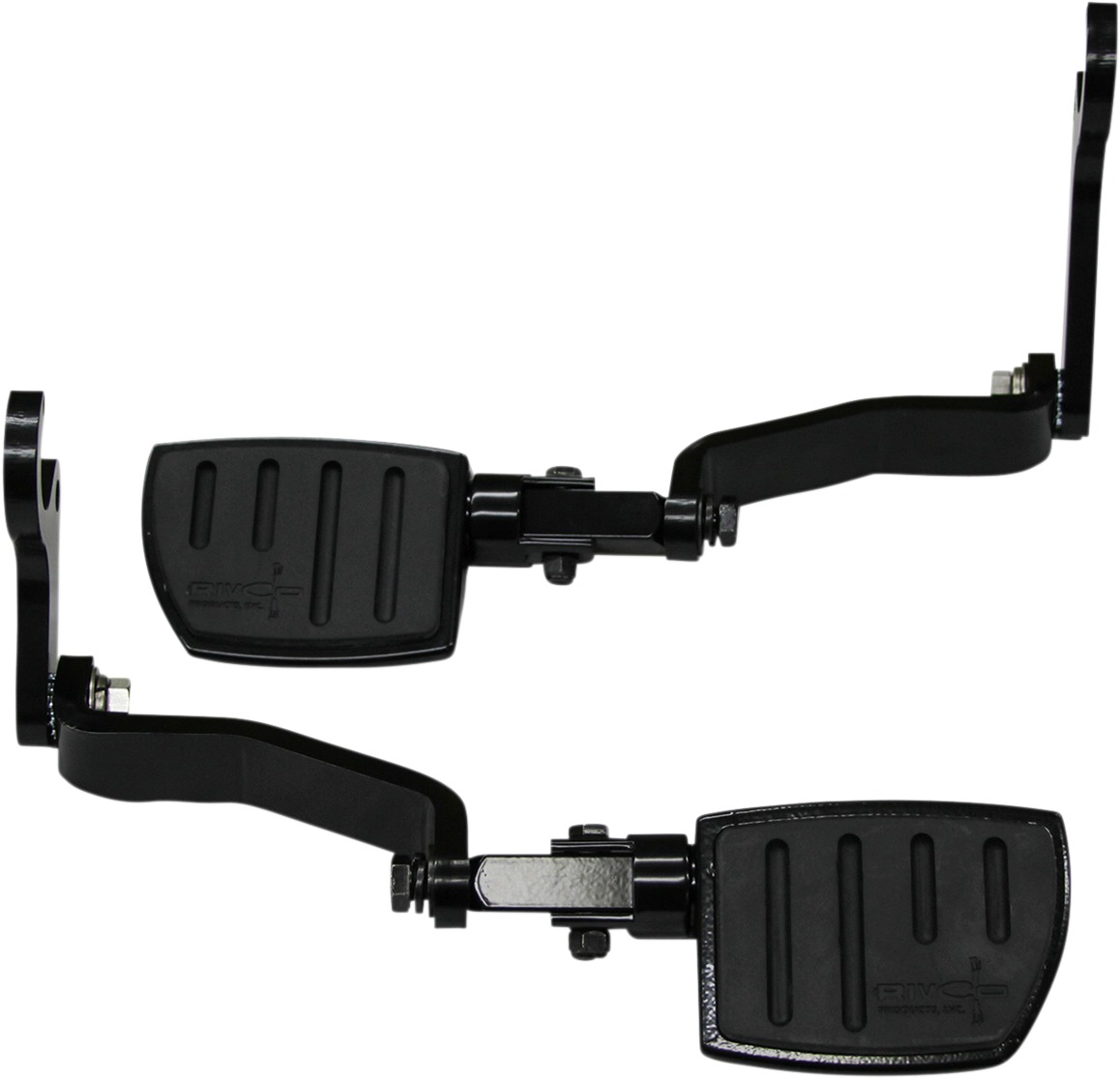 Highway Bar Footpegs w/Mount - Black - For 18-20 Honda GL1800 Gold Wing - Click Image to Close