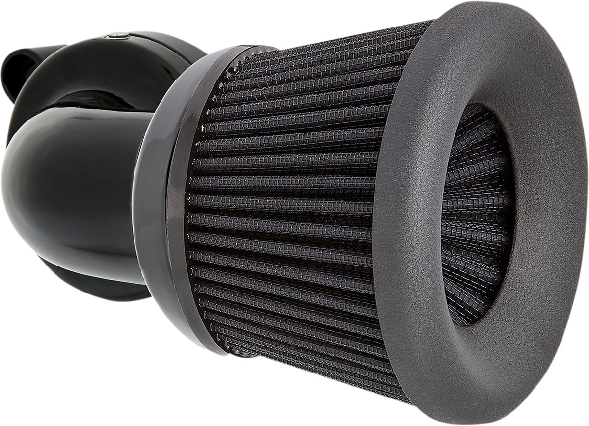 Arlen Ness Velocity 90 Deg. Air Cleaner Kit Black - Click Image to Close
