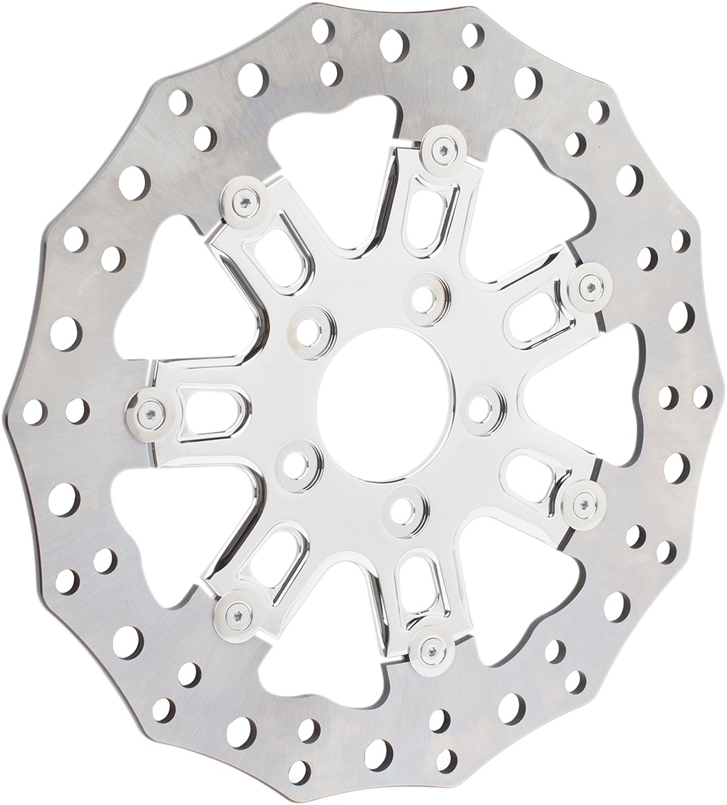 7-Valve Contour Floating Front Brake Rotor 300mm - For Harley - Click Image to Close