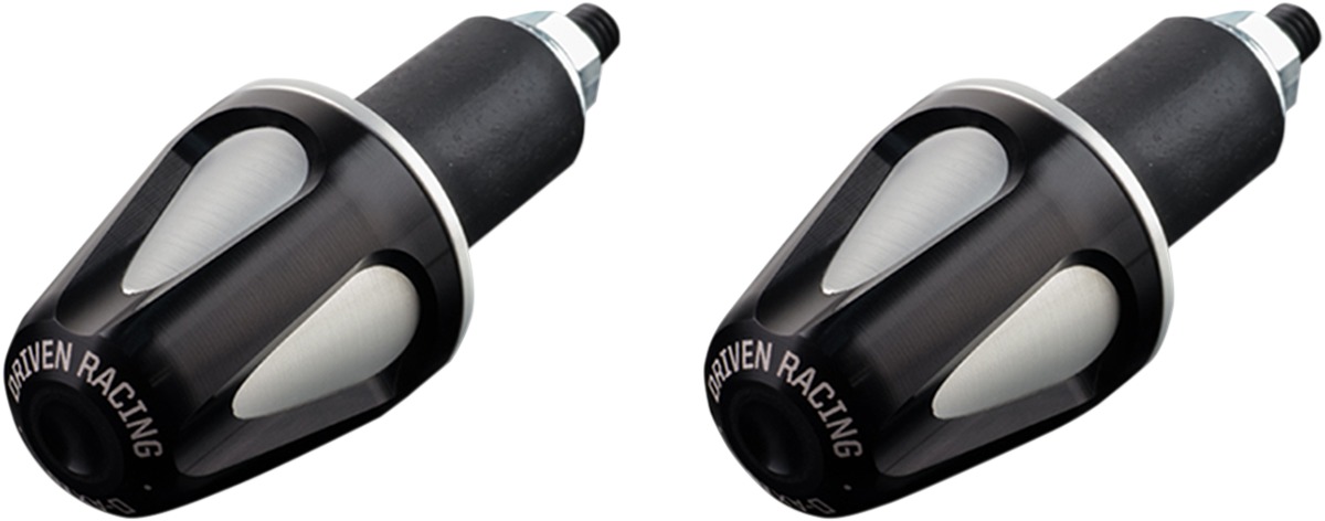 D-Axis Bar End Weight - Black / Silver - Click Image to Close
