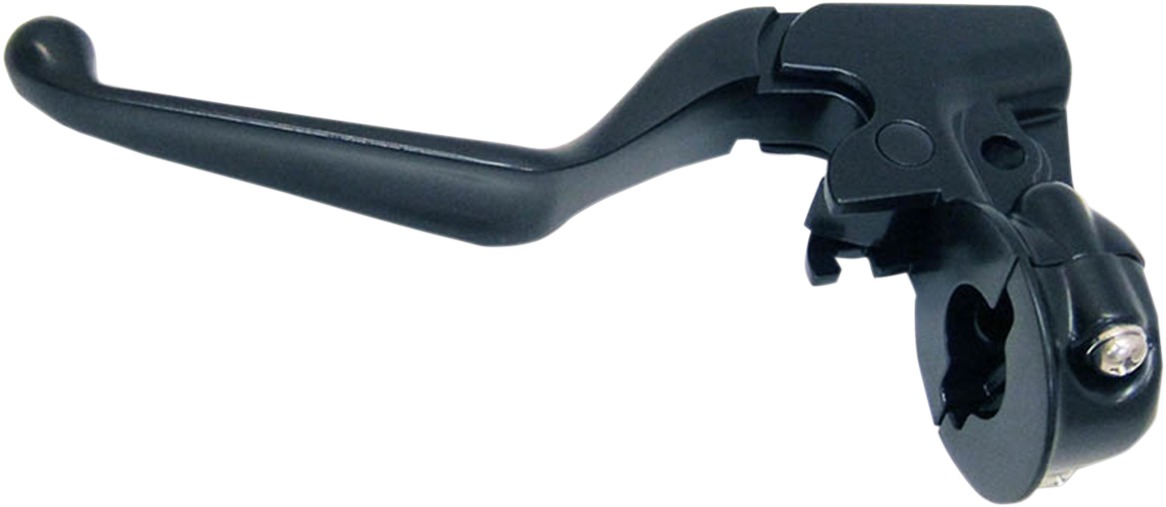 Drag Specialties Black Clutch Lever Assembly For Harley-Davidson - Black clutch lever assembly For Harley-Davidson models - Click Image to Close