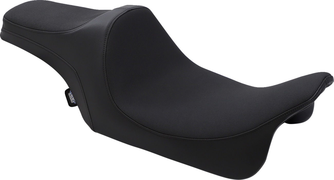 Drag Specialties Predator III Slip Stop Seat Black For Harley Touring - Predator III seat for Harley-Davidson Touring models - Click Image to Close