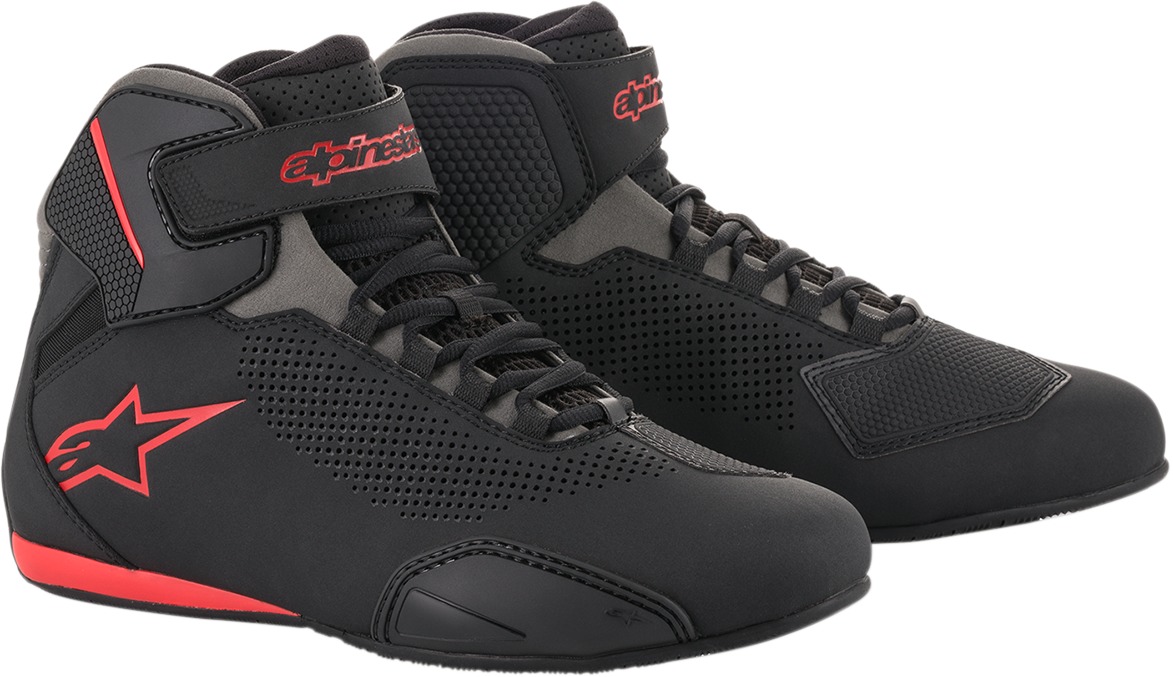 Sektor Street Riding Shoes Black/Gray/Red US 6.5 - Click Image to Close