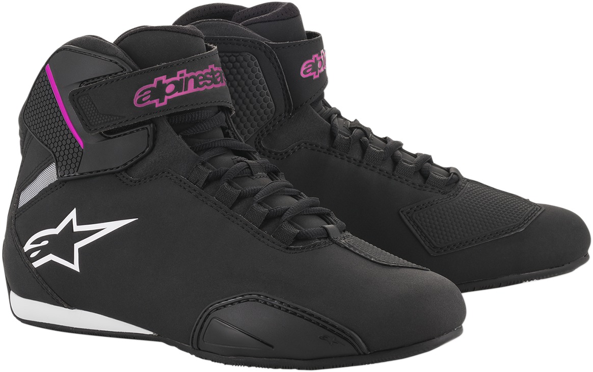 Women's Sektor Street Riding Shoes Black/Pink/White US 6.5 - Click Image to Close