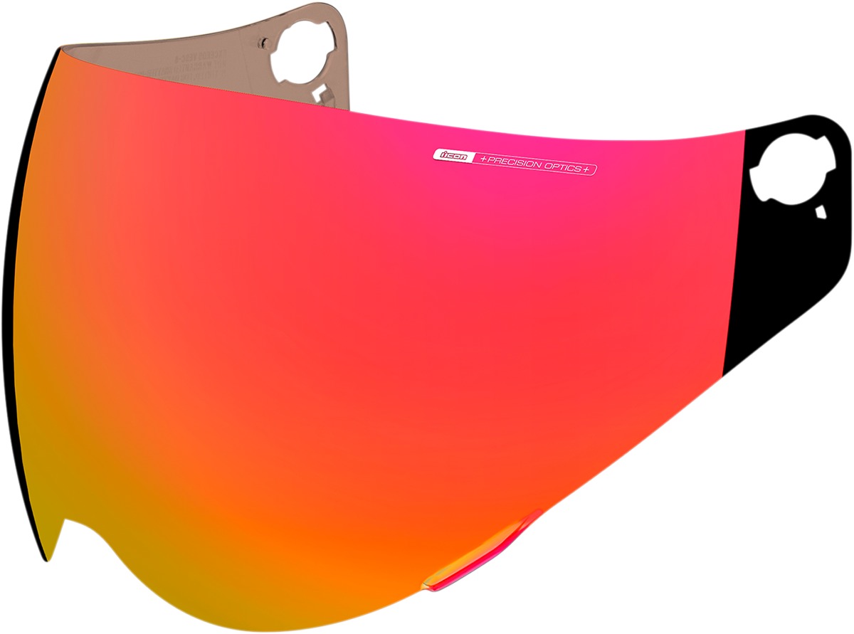 ICON Precision Optics Shield RST Red Mirror - Fits Icon Variant helmets - Click Image to Close