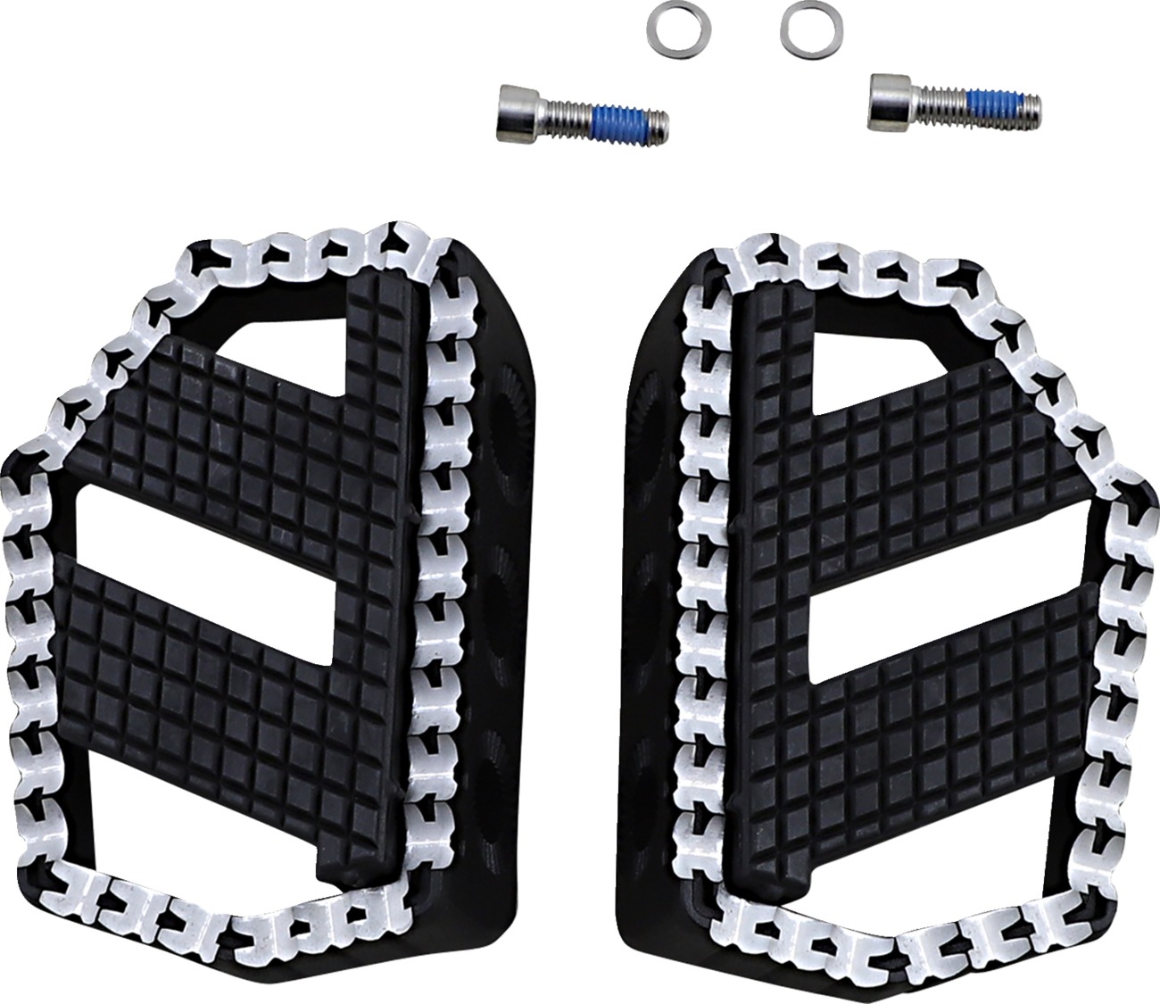 Kuryakyn Riot-X Mini Boards Satin Black Without Adapters - Click Image to Close