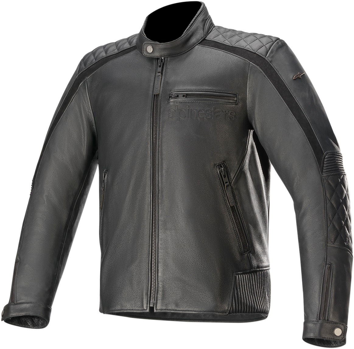 Hoxton V2 Leather Street Riding Jacket Black US 58 - Click Image to Close
