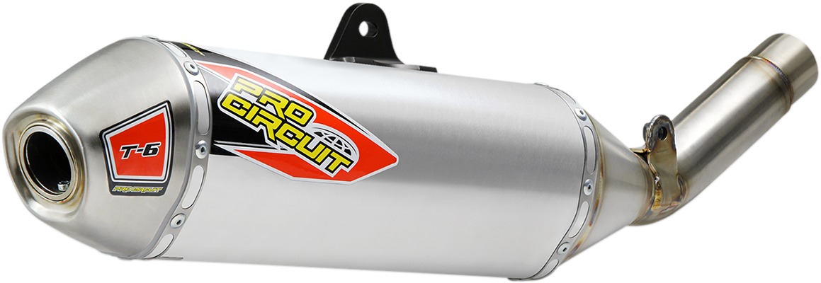 T-6 Slip On Exhaust - For 2019 Honda CRF450X - Click Image to Close