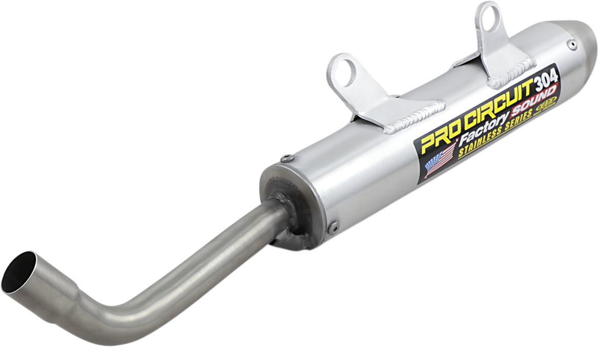 304 Slip On Exhaust Silencer - For 19-20 125-250SX, 250/300XC & TC250 & TX300 - Click Image to Close