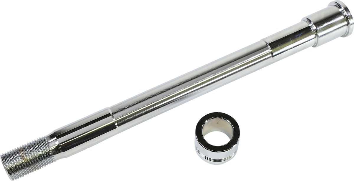 Drag Specialties Front Axle Kit Chrome For Harley FLFBS/FLFB Fat Boy ABS - Front axle kit for Harley Fat Boy 2018-2024 ABS - Click Image to Close