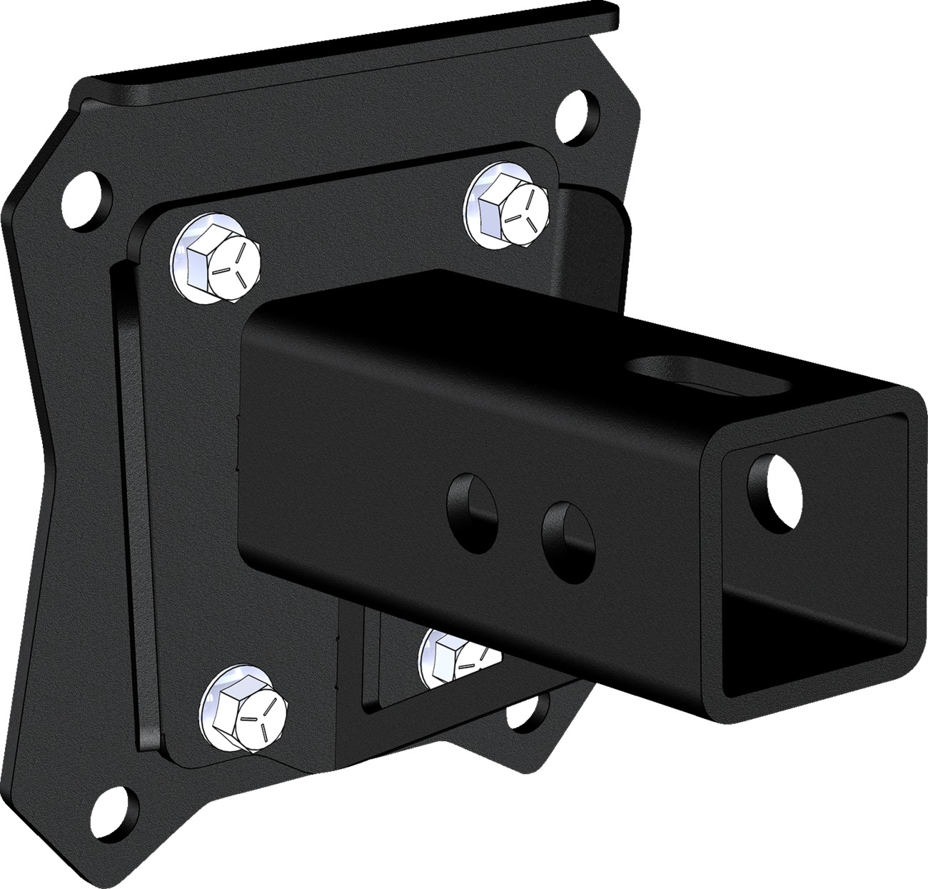 10 mm. Bolt 2 in. Receiver Hitch Rear - For 14-17 Polaris RZR XP 1000/ 4/ 16-17 RZR XP Turbo/ 4 w/ - Click Image to Close