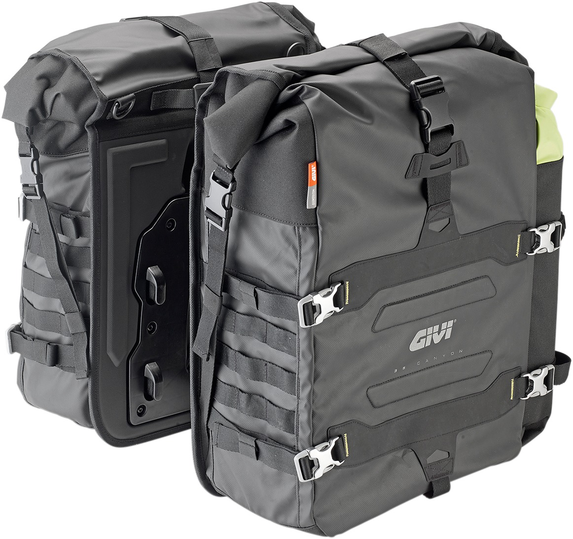 Givi GRT709 Canyon Saddlebags Black 35L Waterproof - Click Image to Close