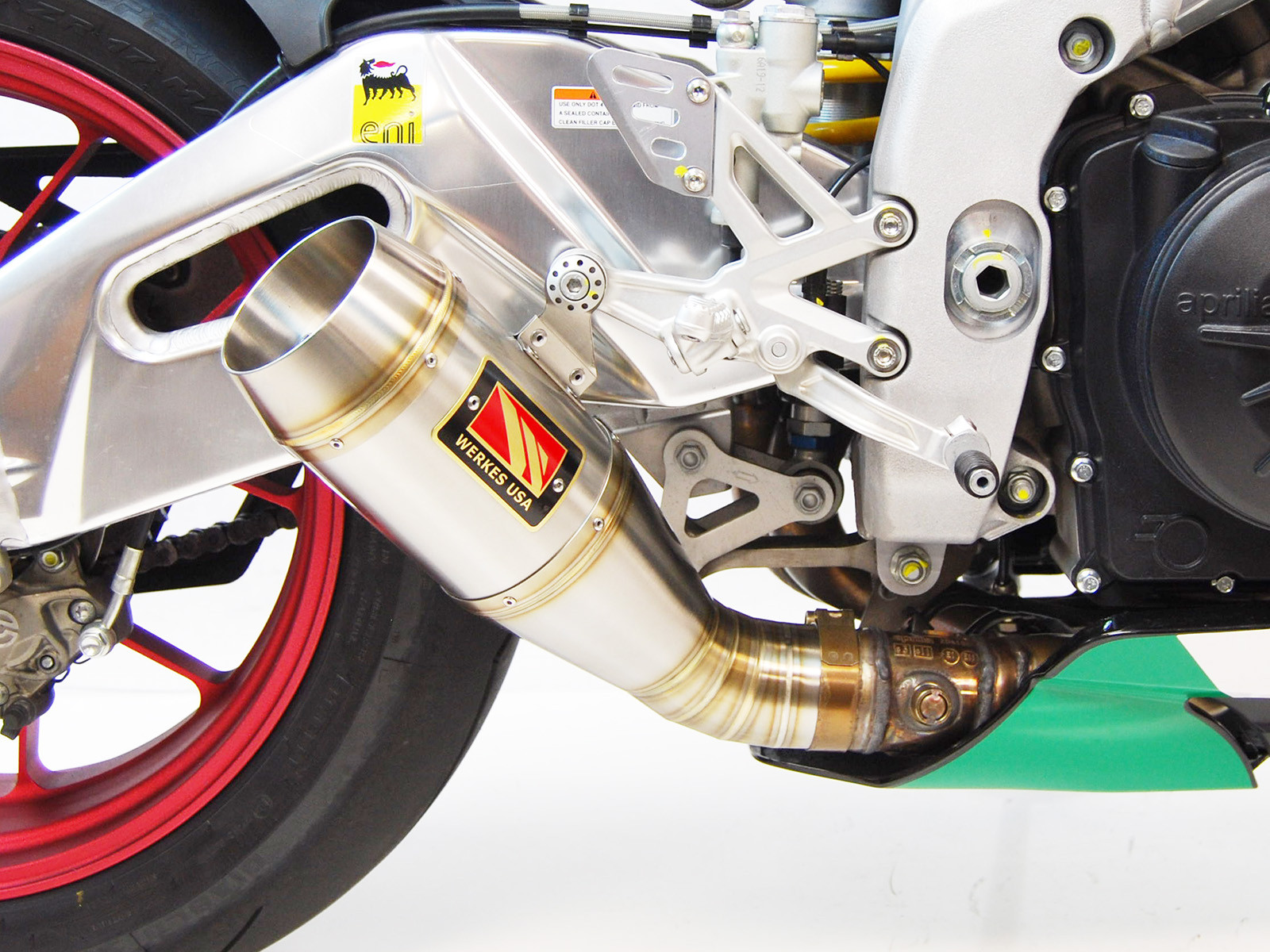 GP Slip On Exhaust - for 15-16 Aprilia RSV4 RR/RF - Click Image to Close