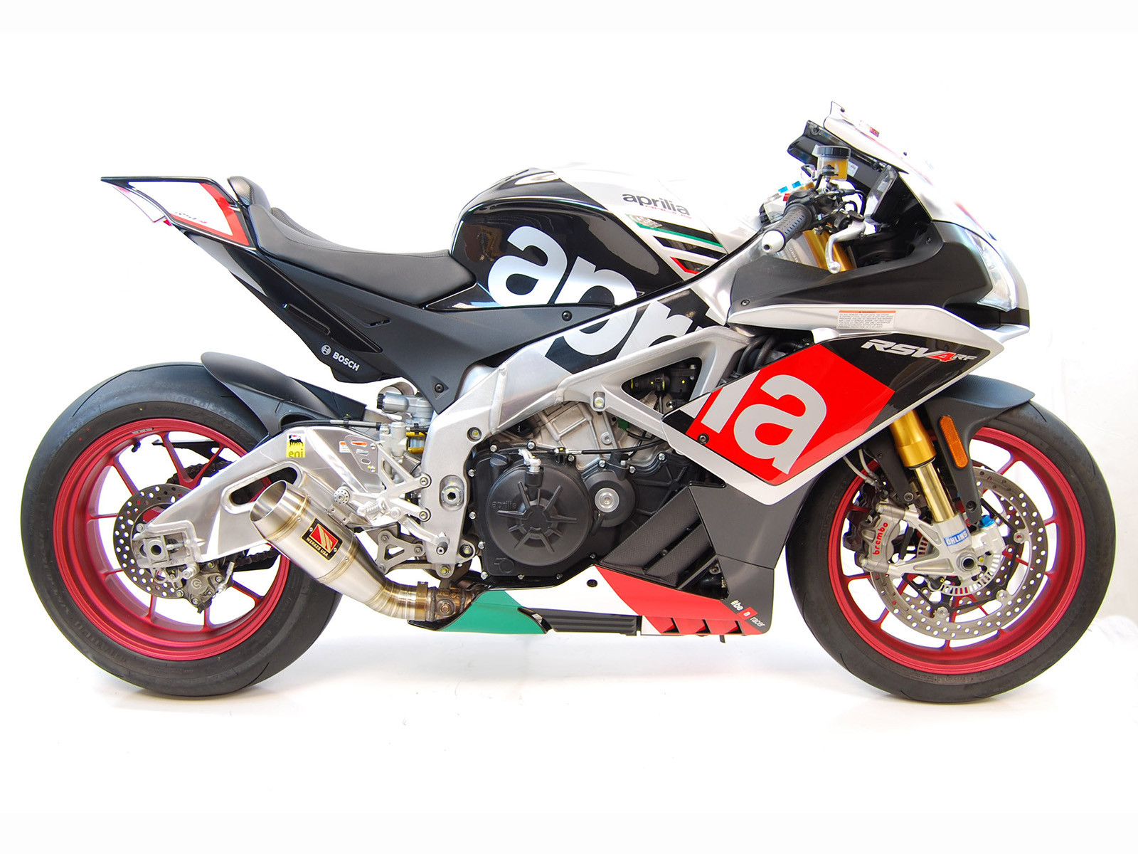 GP Slip On Exhaust - for 15-16 Aprilia RSV4 RR/RF - Click Image to Close