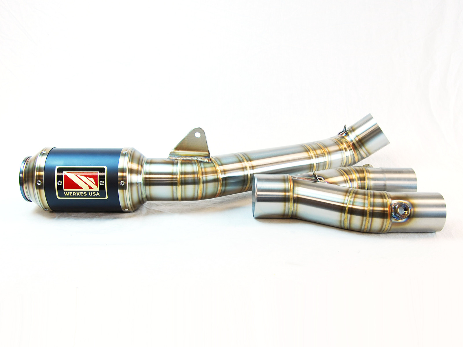 Black Center GP Race Slip On Exhaust - For 15-22 Yamaha R1 - Click Image to Close