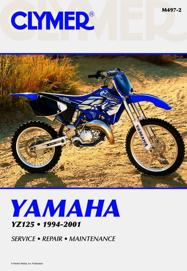 Shop Repair & Service Manual - Soft Cover For 1994-2001 Yamaha YZ125 - Click Image to Close