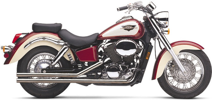 Lo-Boy Shotgun Full Exhaust - 98-03 Honda Shadow ACE 750 - Click Image to Close