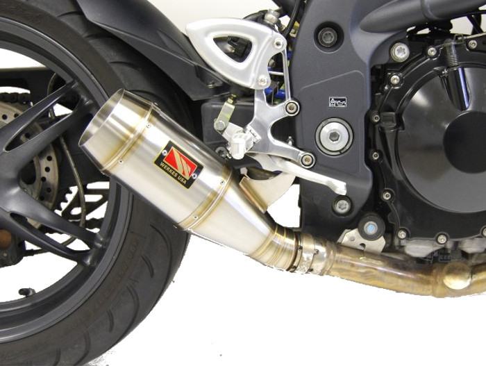 Slip On Exhaust - for 05-07 Triumph Speed Triple w/ Rear O2 Sensor - Click Image to Close