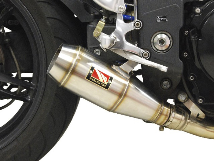 GP Slip On Exhaust - for 06-07 Triumph Speed Triple w/ Front O2 Sensor - Click Image to Close