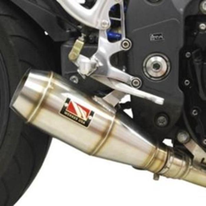 GP Slip On Exhaust - for 06-07 Triumph Speed Triple w/ Front O2 Sensor - Click Image to Close