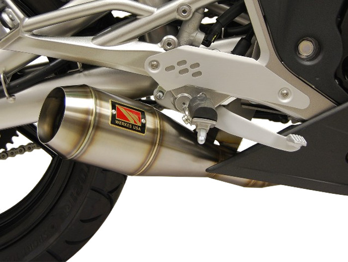 GP Slip On Exhaust - for 06-11 Kawasaki ER6N & EX650R - Click Image to Close
